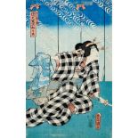 Ostasien - Japan - Utagawa, Kunisada (Toyokuni III) (Edo 1786-1865 ebda.),