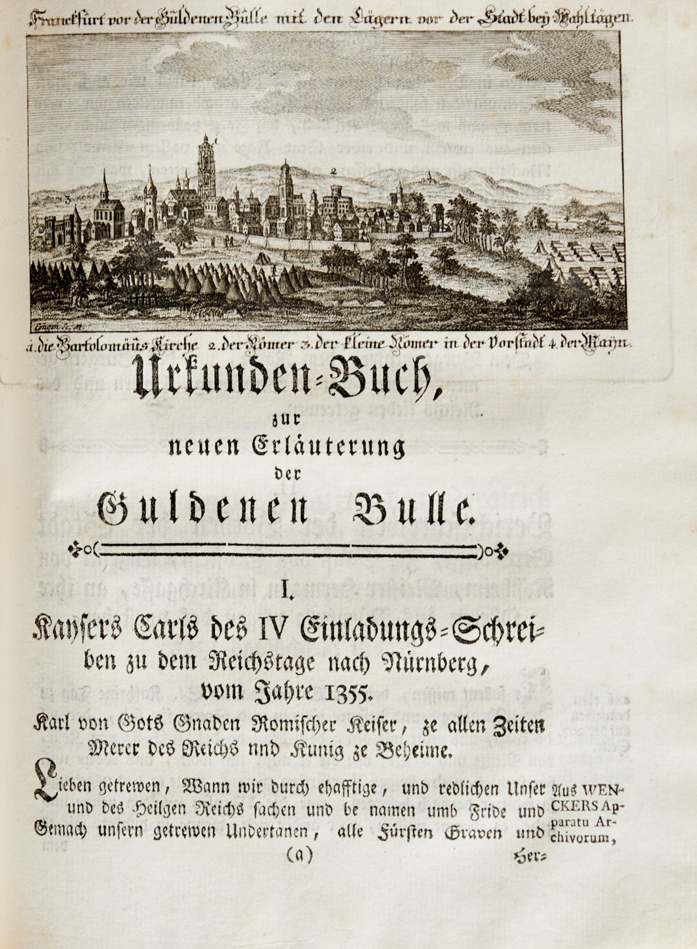 Goldene Bulle - Olenschlager, J. D. von, Neue Erläuterung der Guldenen Bulle Kaysers Carls - Bild 3 aus 4