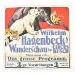 [Miscellaneous] Wilhelm Hagenbeck's Wanderschau im Circus Busch Friedländer, Hamburg, 1915