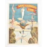 [Acrobatics] [Balance act. Trapeze] Anny Garrelfs trio Friedländer, Hamburg, 1919