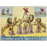 [Animal Dressage] [Various] Le combat avec le tigre et les lions Friedländer, 1913