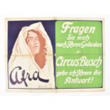 [Magic and Illusionism] Afra. Fragen sie mich nach Ihren Gedanken. Friedländer, Hamburg, 1916