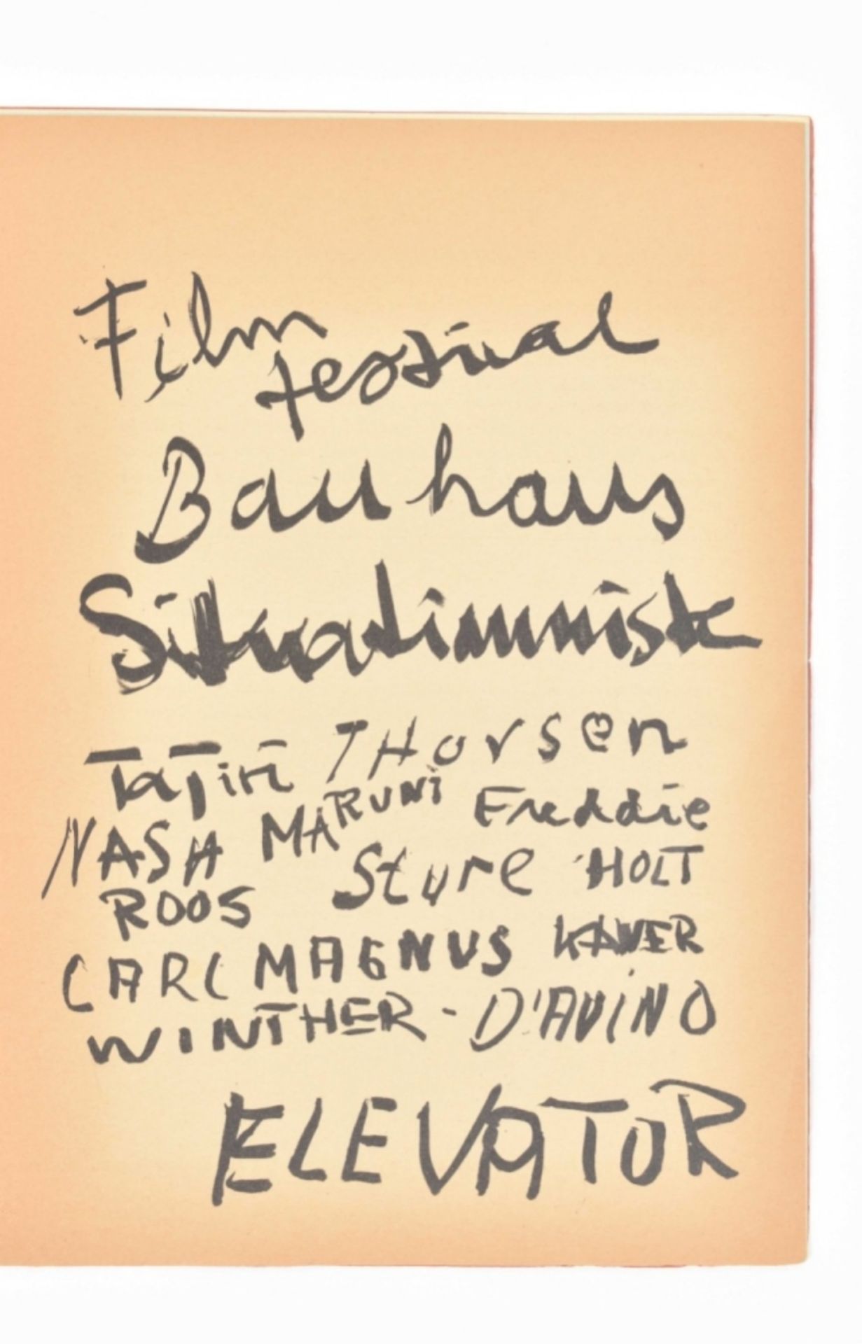 [Situationists] Filmsituationistisk Festival 65 - Bild 5 aus 7