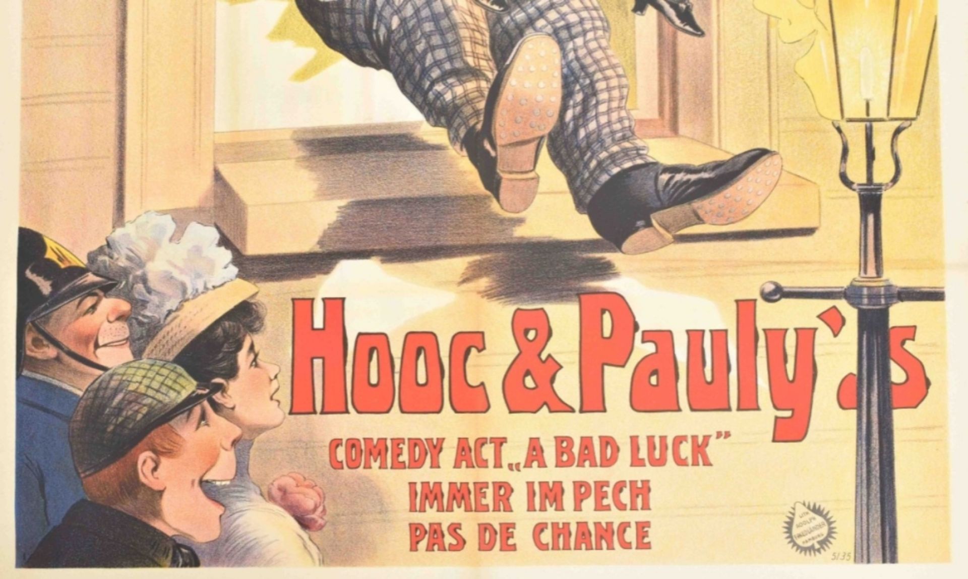 [Clowns] Hooc & Pauly comedy act "A bad luck". [...]. Pas de chance. Friedländer, Hamburg, 1910 - Image 4 of 4