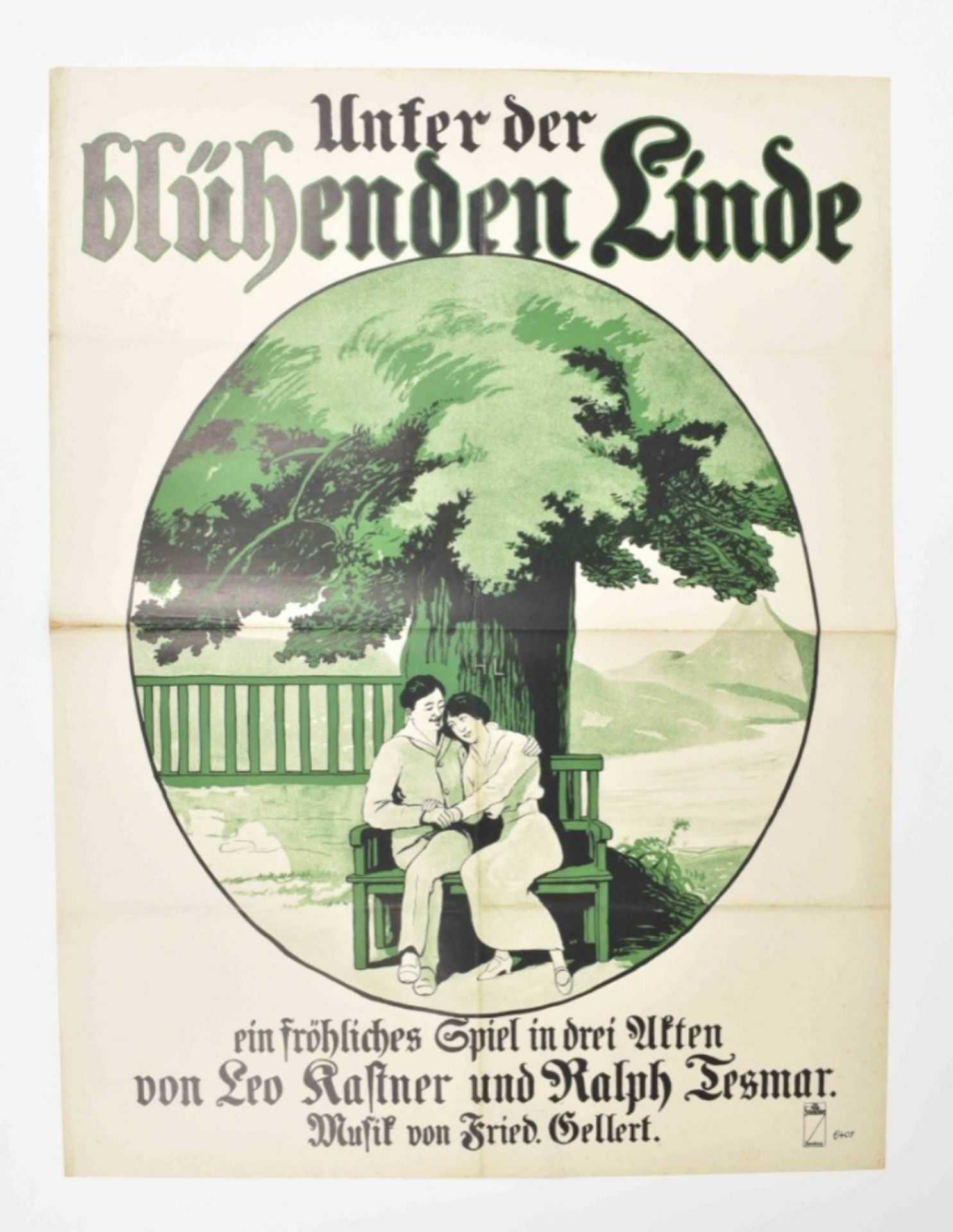 [Entertainment] Unter der blühenden Linde. [...]  Leo Kastner und Ralph Tesmar. Friedländer, 1915