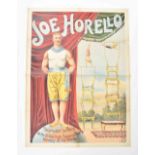 [Acrobatics] Joe Horello 'The greatest equilibrist on the 25 feet high balance bar [...]'. 1898