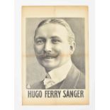 [Entertainment] Hugo Ferry, Sänger Friedlander, Hamburg, 1908