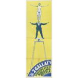 [Acrobatics] The 2 Gallai's Something new on the rolling bottle. Friedländer, Hamburg, 1929