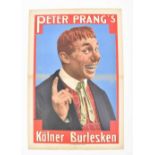 [Clowns/Burlesque] Peter Prang's Kölner Burleske Friedländer, Hamburg, 1908