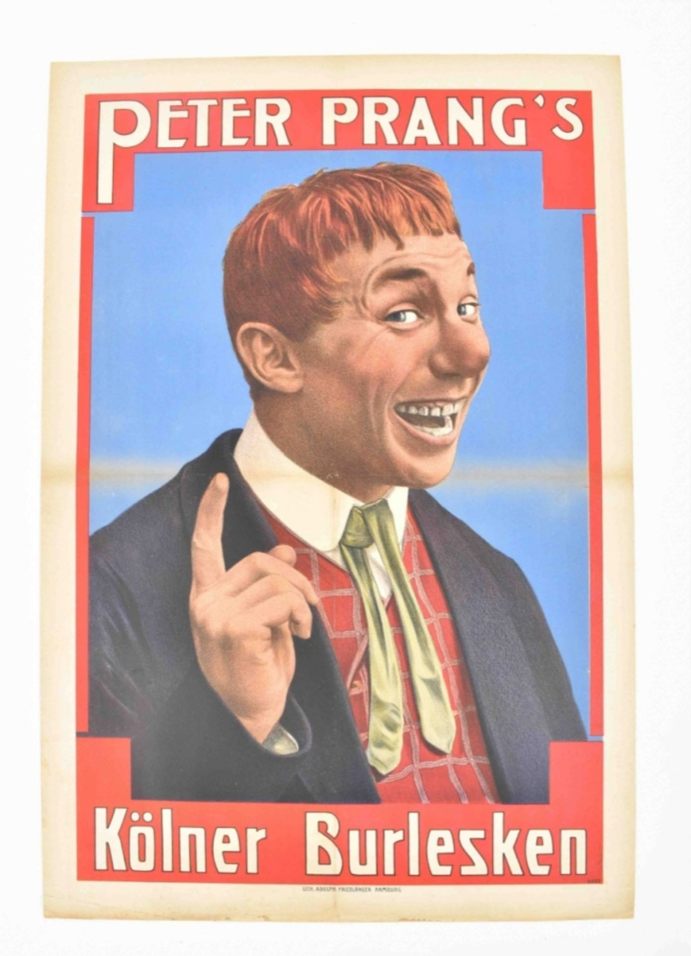 [Clowns/Burlesque] Peter Prang's Kölner Burleske Friedländer, Hamburg, 1908