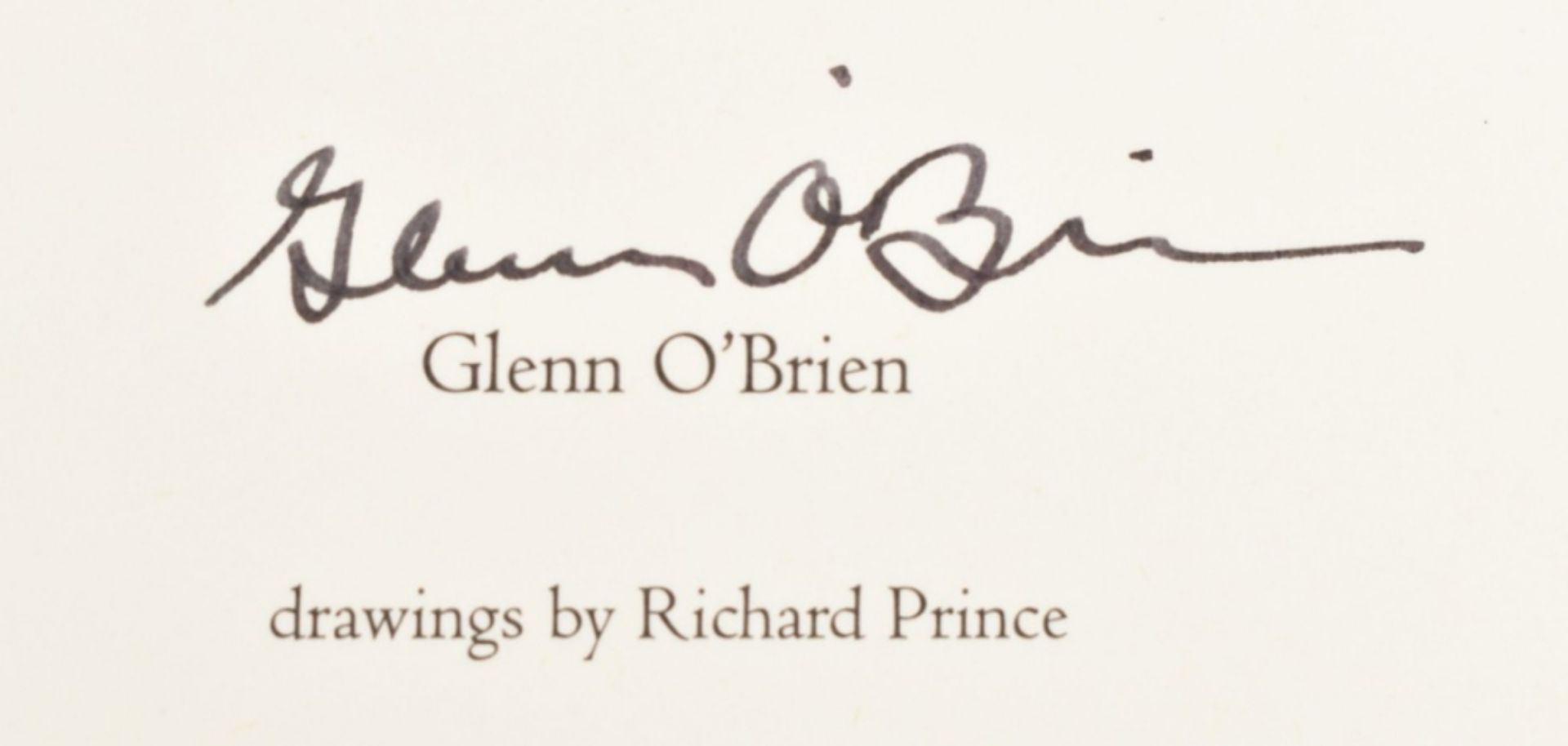 [s and up]  Richard Prince and Glenn O'Brien, Human Nature (Dub Version with signed print) - Image 7 of 9