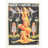 [Entertainment] [Dance] Martin's 4 dancing lilies. Friedländer, Hamburg, 1913