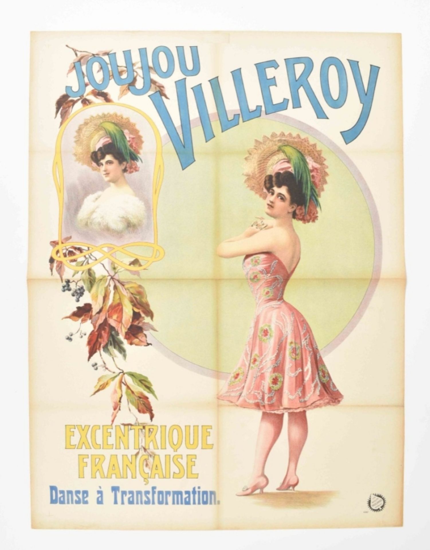 [Entertainment] Joujou Villeroy Excentrique Francaise, danse à transformation. Friedländer, 1907