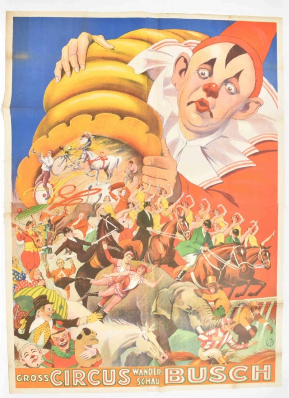 [Clowns] Circus Busch. Gross Wanderschau Friedländer, Hamburg, 1926