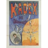 [Acrobatics] [Trapeze] A. Gignac. Kadex les célèbres Friedländer, Hamburg, 1919