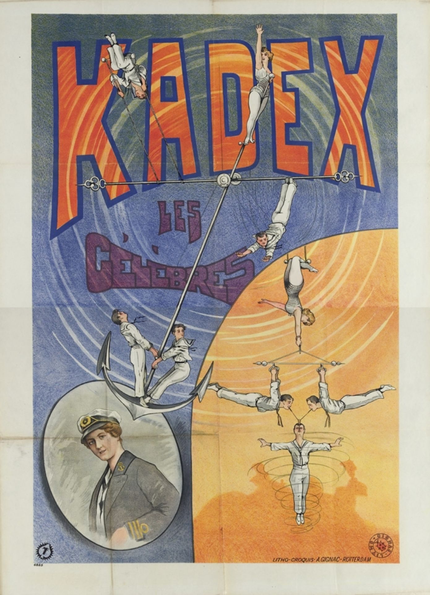 [Acrobatics] [Trapeze] A. Gignac. Kadex les célèbres Friedländer, Hamburg, 1919