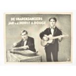 [Entertainment] De Snarenzangers Jan v.d. Horst & Rouge. Friedländer, Hamburg, 1921