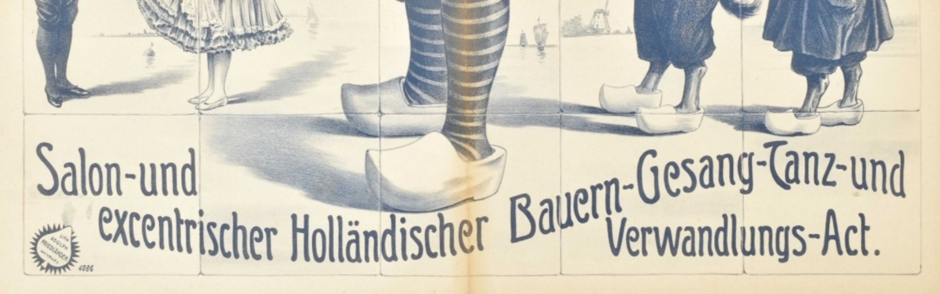 [Folklore] Das sensationelle Urkomische Blazer Duo, gen. die Fliegenden Holländer. Friedländer, 1907 - Bild 3 aus 4