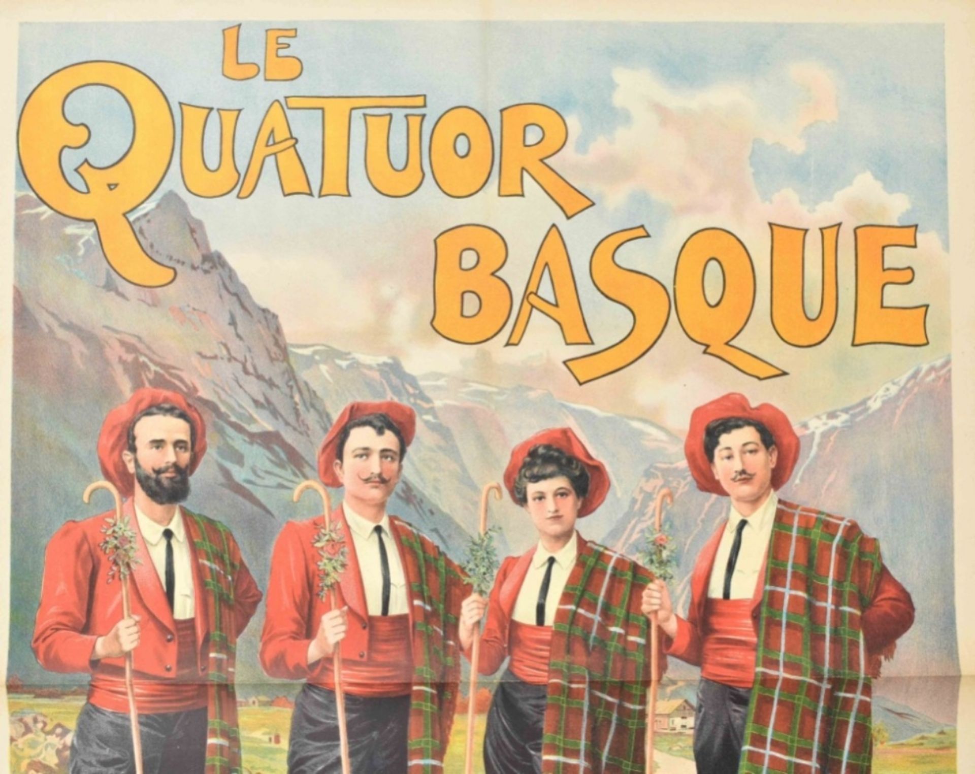 [Folklore] [Spain] Les quatuor Basque Ambassadeur Casino de Paris. Friedländer, Hamburg, 1901 - Bild 5 aus 5