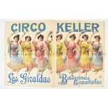 [Folklore] [Spain. Dance. Circus Keller] Las Giraldas. Bailarinas Españolas. Friedländer, 1908