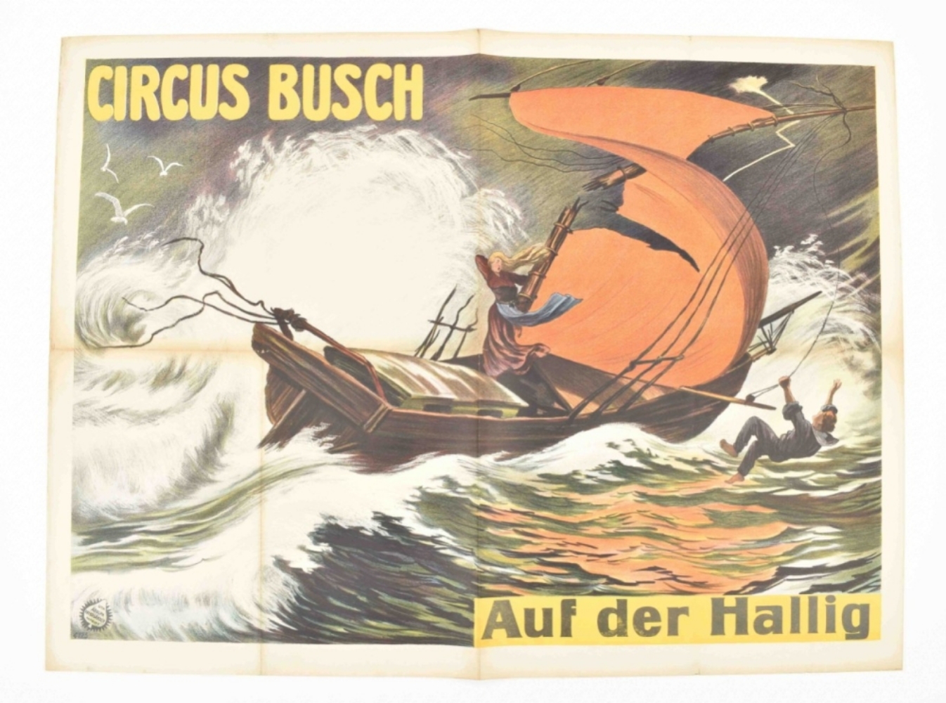 [Entertainment] [Water Show] Circus Busch. Auf der Hallig Friedländer, Hamburg, 1907