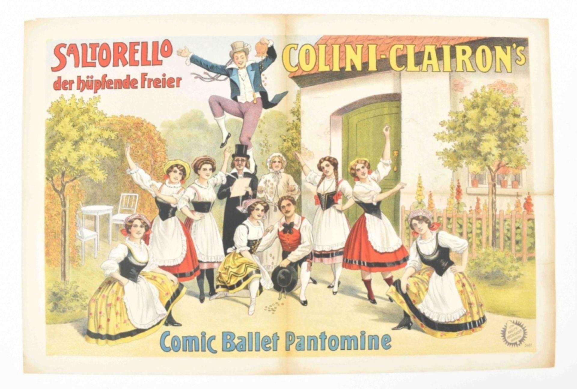 [Entertainment] Saltarello der Hüpfende Freier Colini-Clairon's. Friedländer, Hamburg, 1911