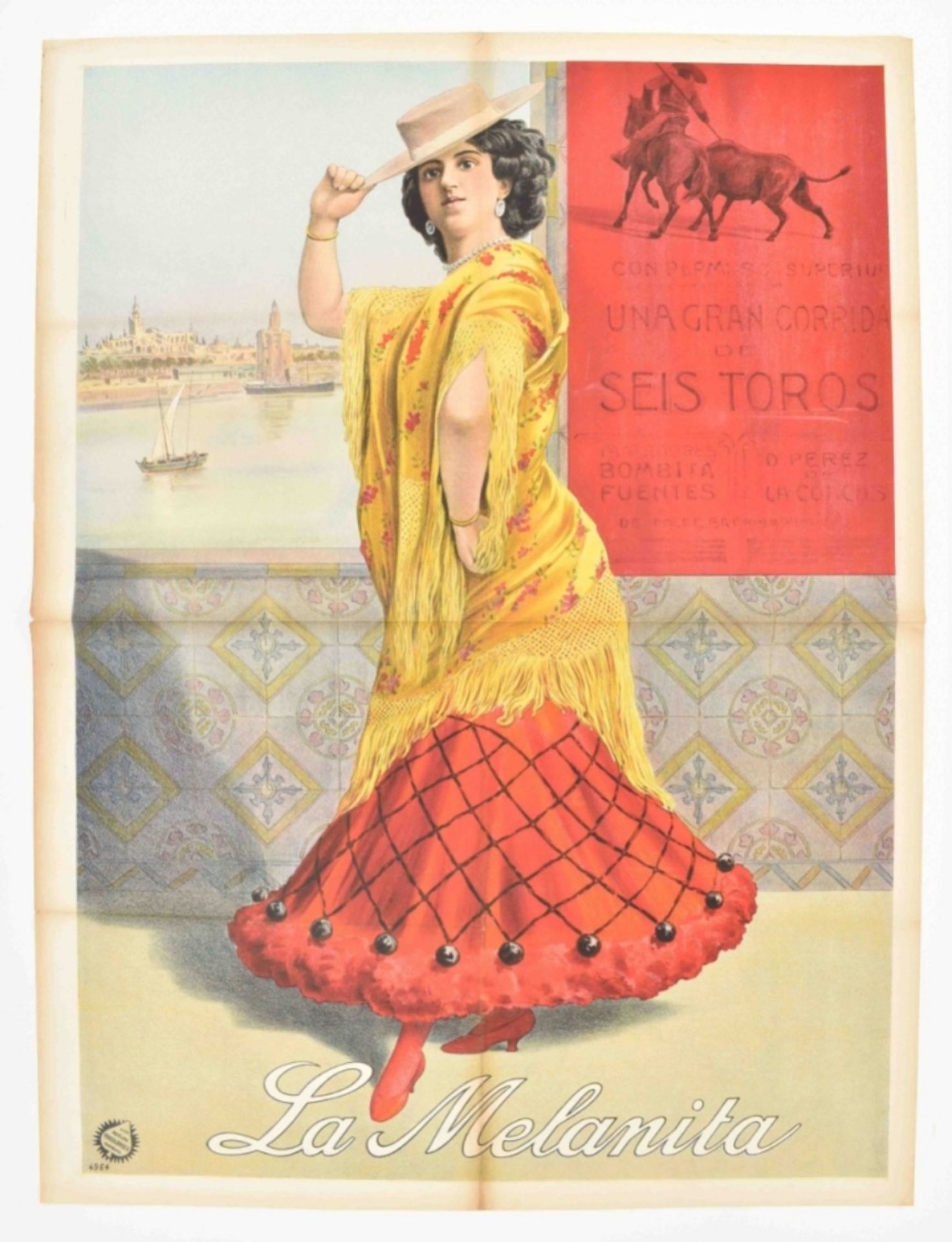 [Folklore] [Spain. Dance] La Melanita Friedländer, Hamburg, 1909