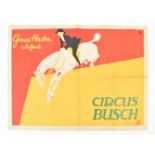 [Animal Dressage] Circus Busch. Hans Reyersbach (1898 -1977) Grace Haston als gast. Friedländer, 192