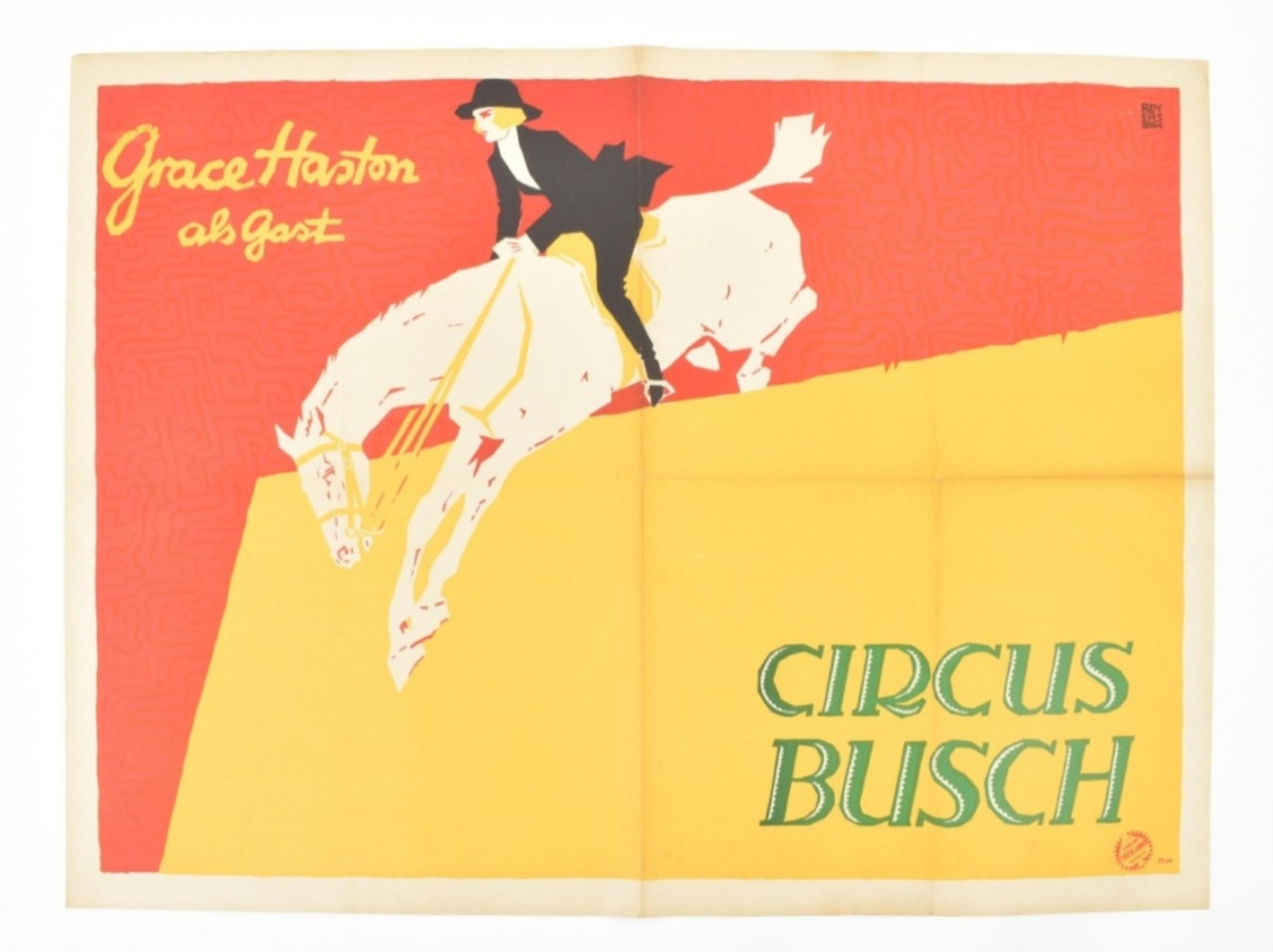 [Animal Dressage] Circus Busch. Hans Reyersbach (1898 -1977) Grace Haston als gast. Friedländer, 192