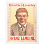 [Clowns/Burlesque] Franz Lemoine Burlesken-Ensemble. Friedländer, Hamburg, 1907