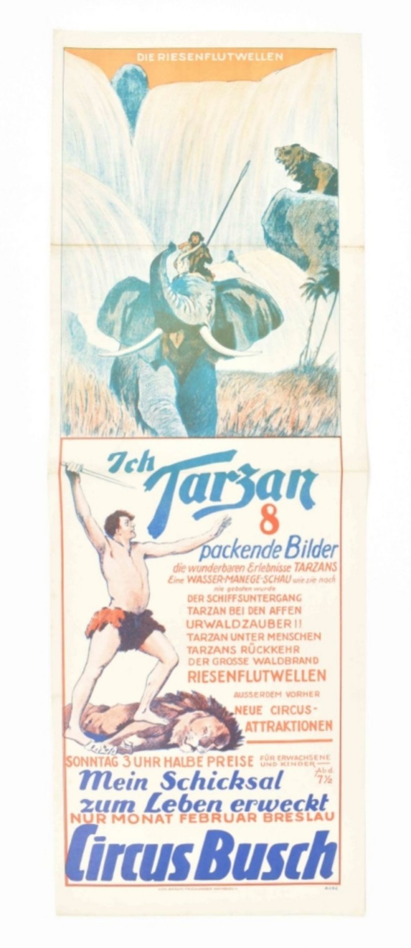[Entertainment] Ich Tarzan. Friedländer, Hamburg, 1926 - Image 2 of 8
