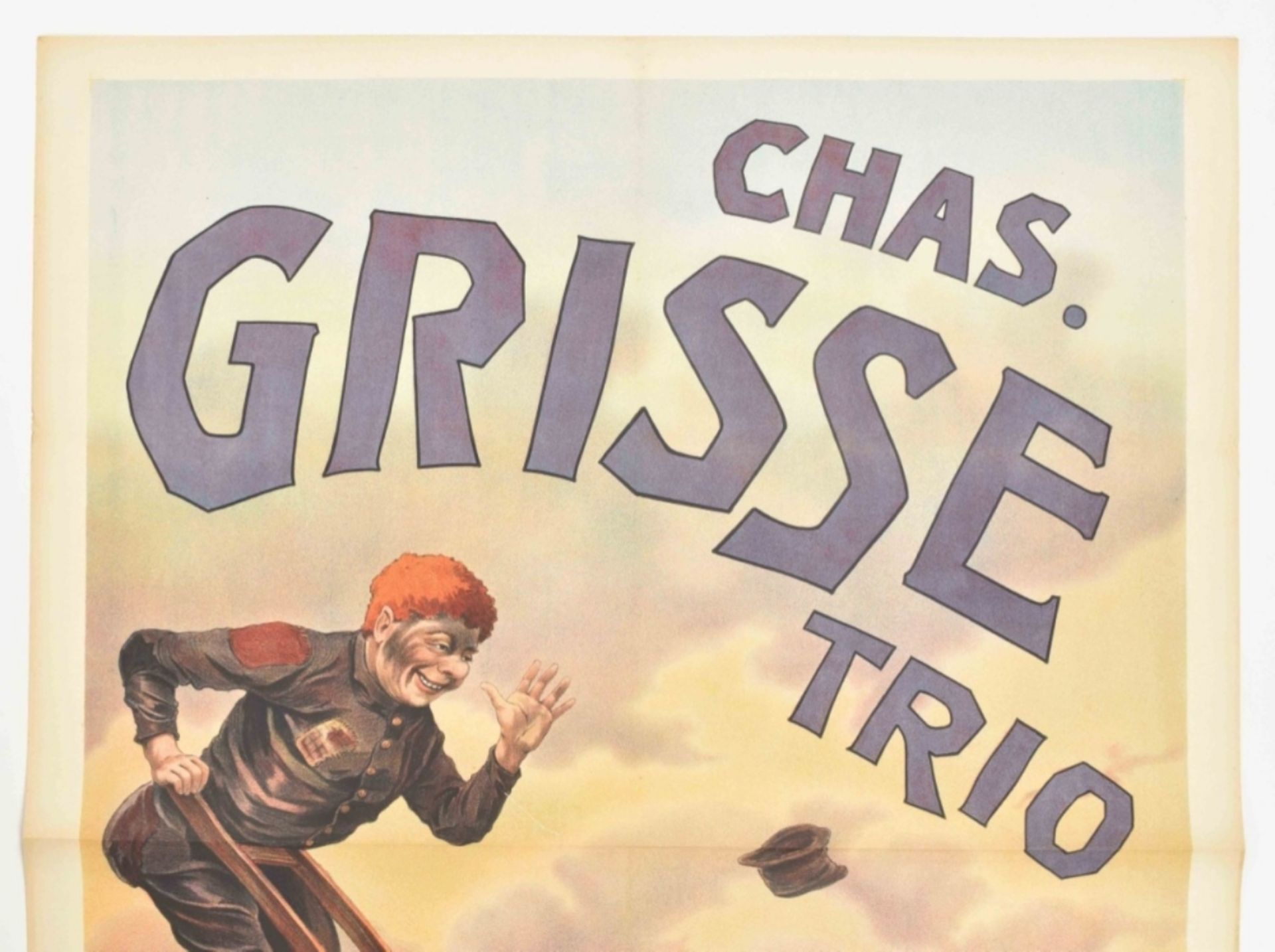 [Clowns] [Vaudeville. Chimney Sweepers. Acrobatics] Chas. Grisse trio Friedländer, Hamburg, 1907 - Image 7 of 7