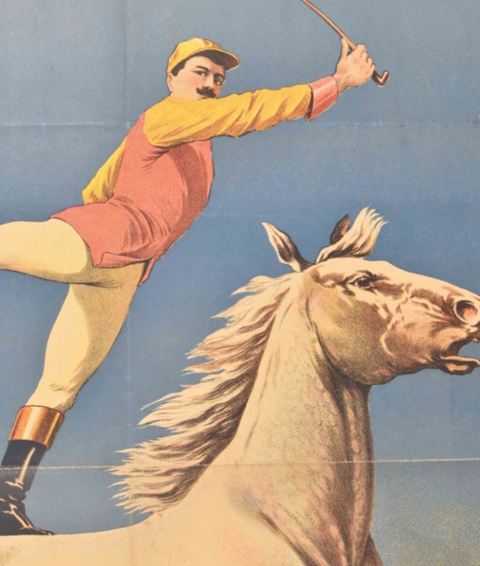 [Acrobatics] [Balance act. Horse] "Acrobat on horseback"  Friedländer, Hamburg, 1908 - Bild 4 aus 4