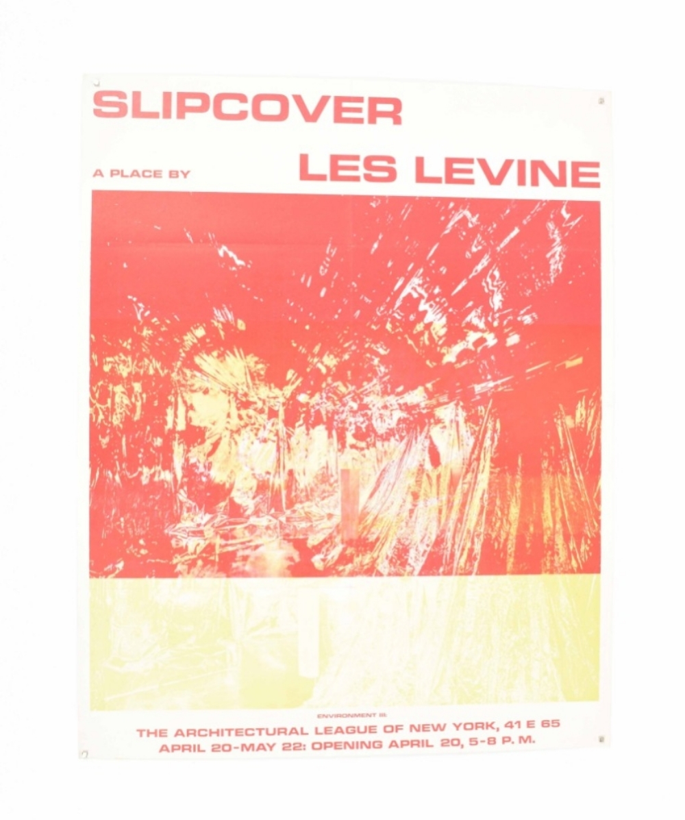 [Ephemera] Les Levine, Slipcover a place by Les Levine