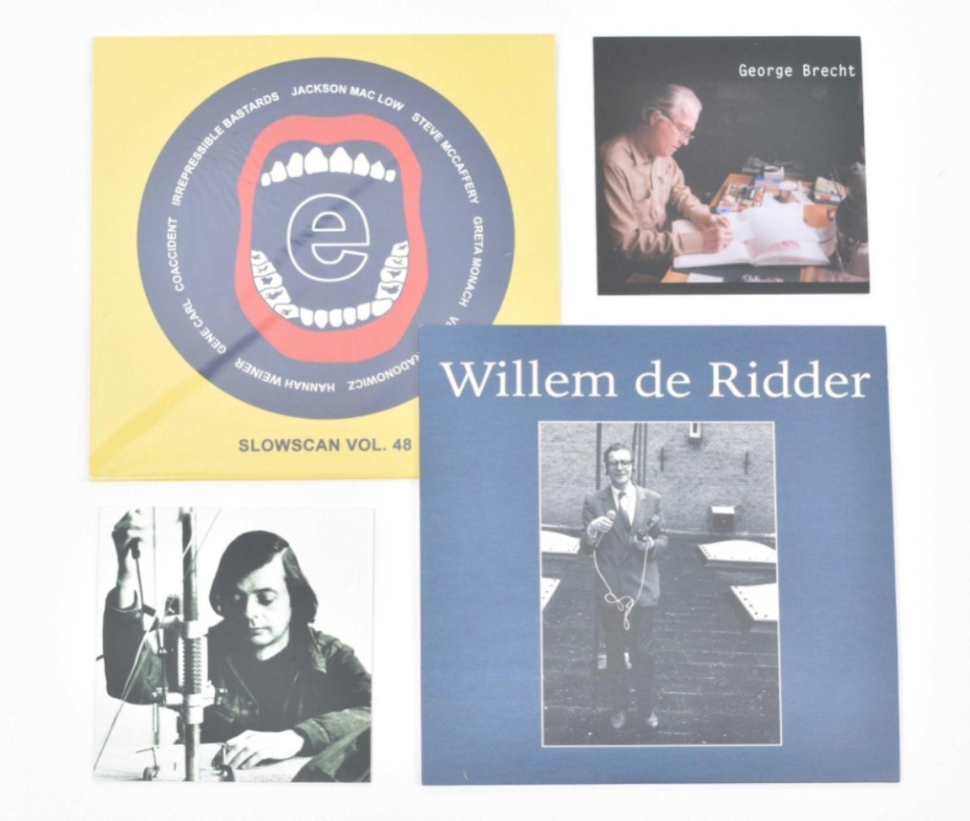 [Fluxus] Vinyl by George Brecht, Joe Jones, Jackson Mac Low and Willem de Ridder