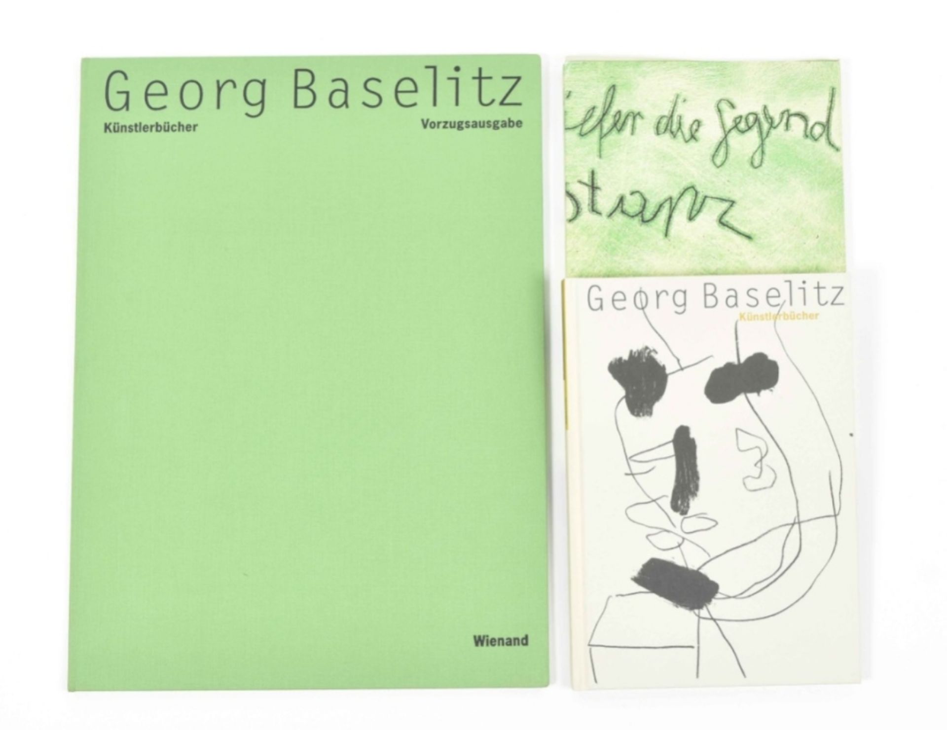 [s and up] Georg Baselitz, book and signed aquatint