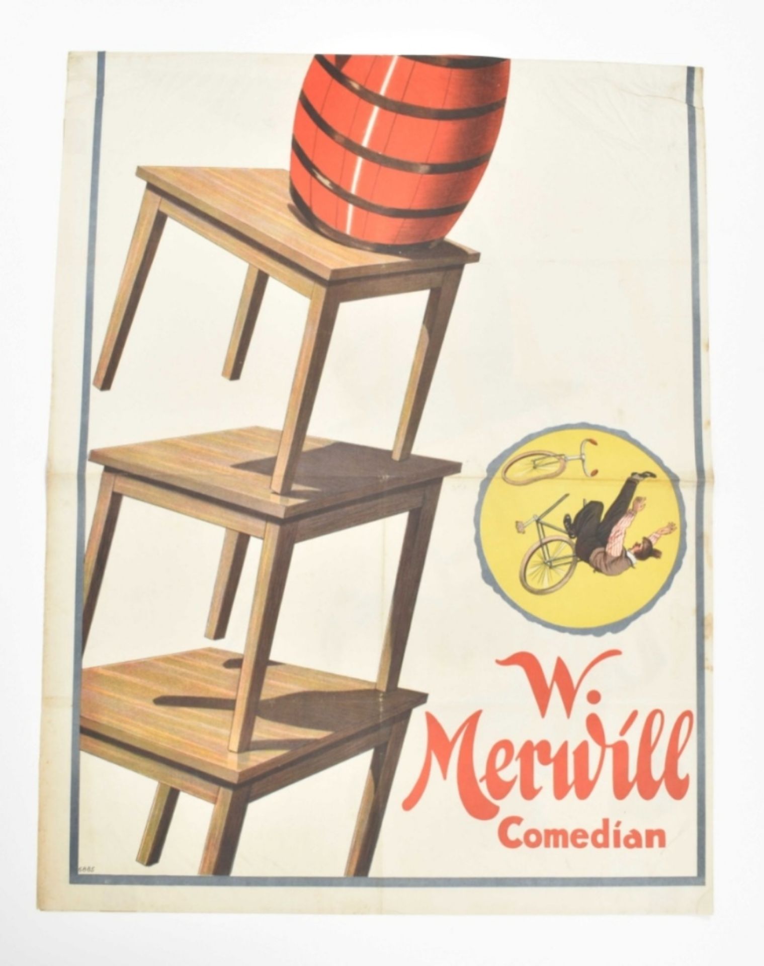 [Clowns/Acrobatics] W. Merwill. Comedian Friedländer, Hamburg, 1910 - Image 3 of 6