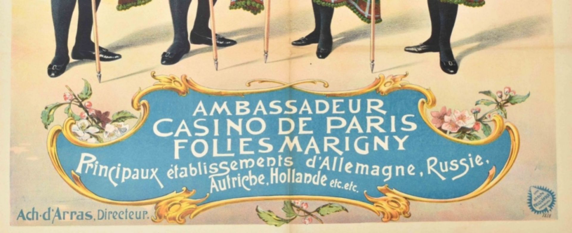 [Folklore] [Spain] Les quatuor Basque Ambassadeur Casino de Paris. Friedländer, Hamburg, 1901 - Bild 4 aus 5