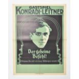 [Magic and Illusionism] Gastspiel Konradi-Leitner Der geheime Befehl! Friedländer, Hamburg, 1916