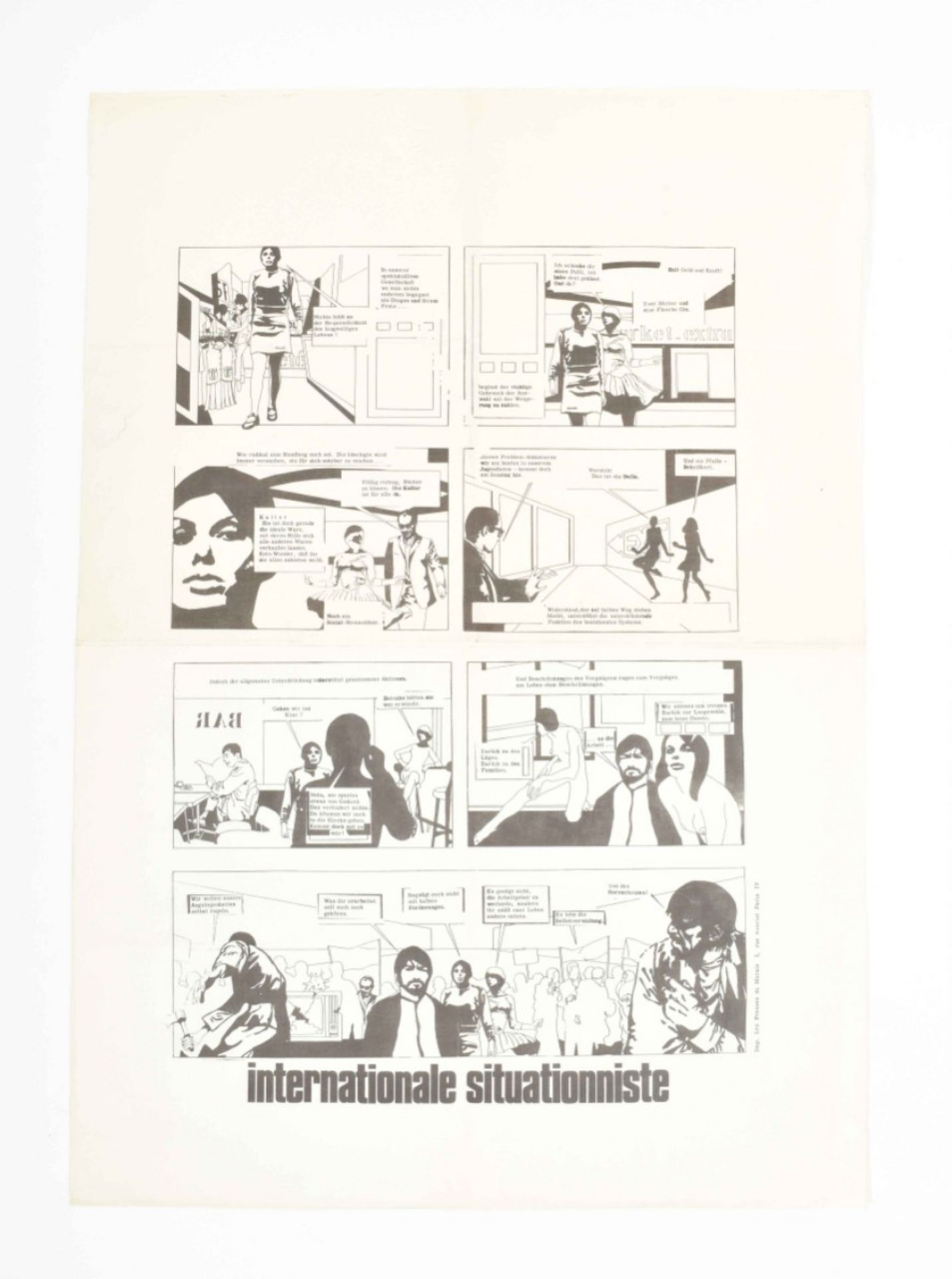 [Situationists] German Situationist posters, lot of 2  - Bild 6 aus 7