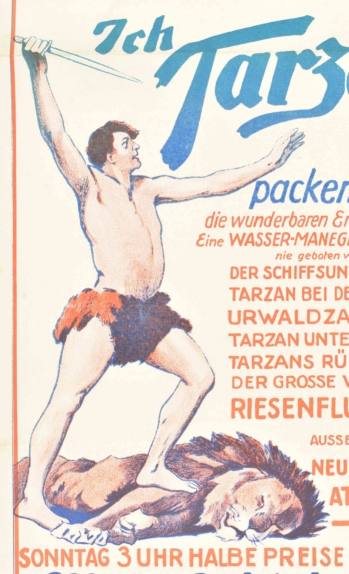[Entertainment] Ich Tarzan. Friedländer, Hamburg, 1926 - Image 3 of 8