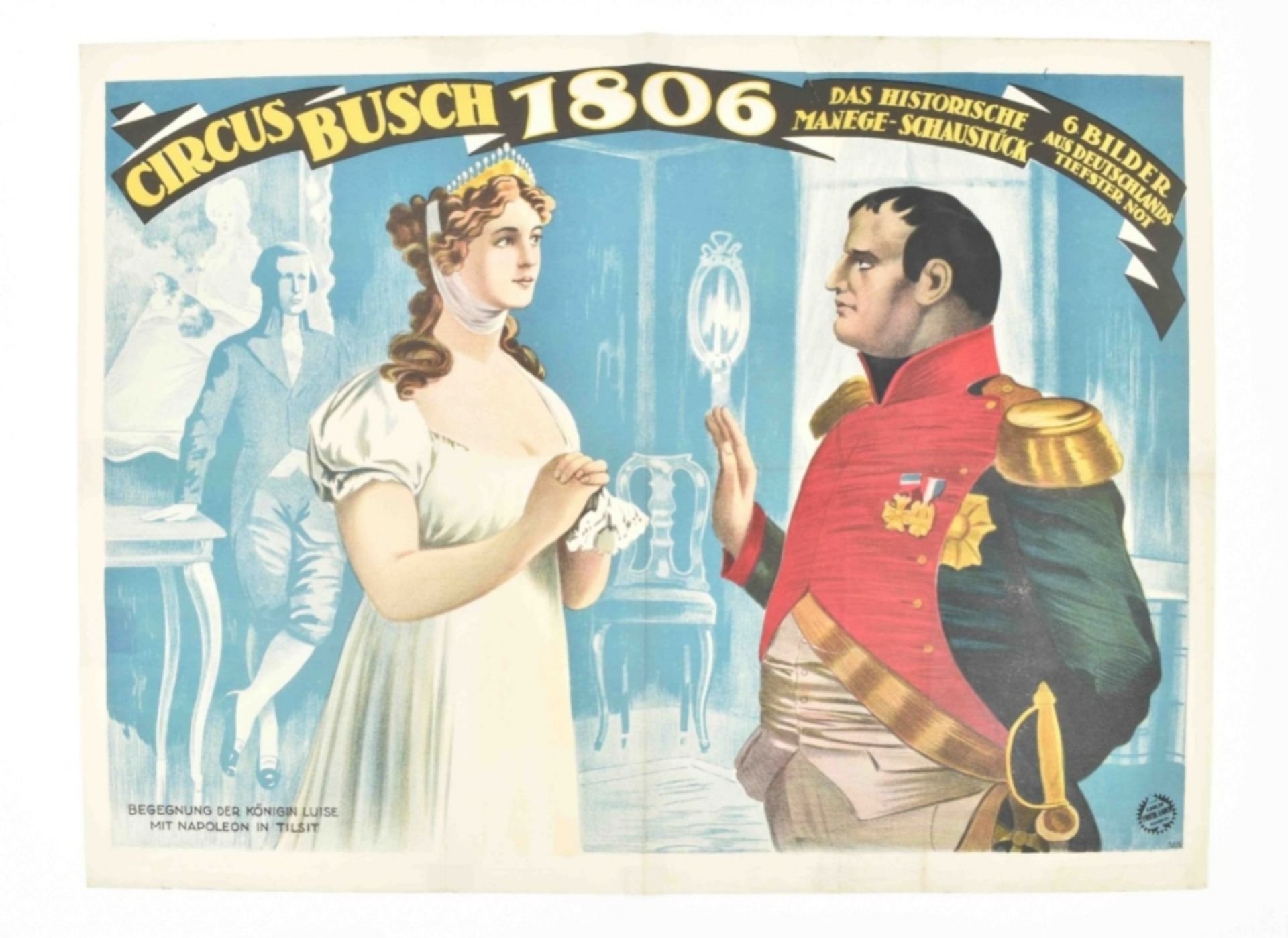 [Napoleon] 1806. [...] Begegnun der Königin Luise mit Napoleon in Tilsit. Friedländer, 1923