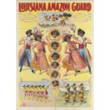 [Entertainment] [Black history. Variété] The Louisiana Amazon Guards Friedländer, Hamburg, 1901