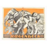 [Elephants. Lions. Polar Bears. Tigers]. Circus Hagenbeck. "Animal parade" A. Friedländer, 1919
