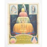 [Entertainment] Fontaine lumineuse. Tournante et les trois Grâces Friedländer, Hamburg, 1910