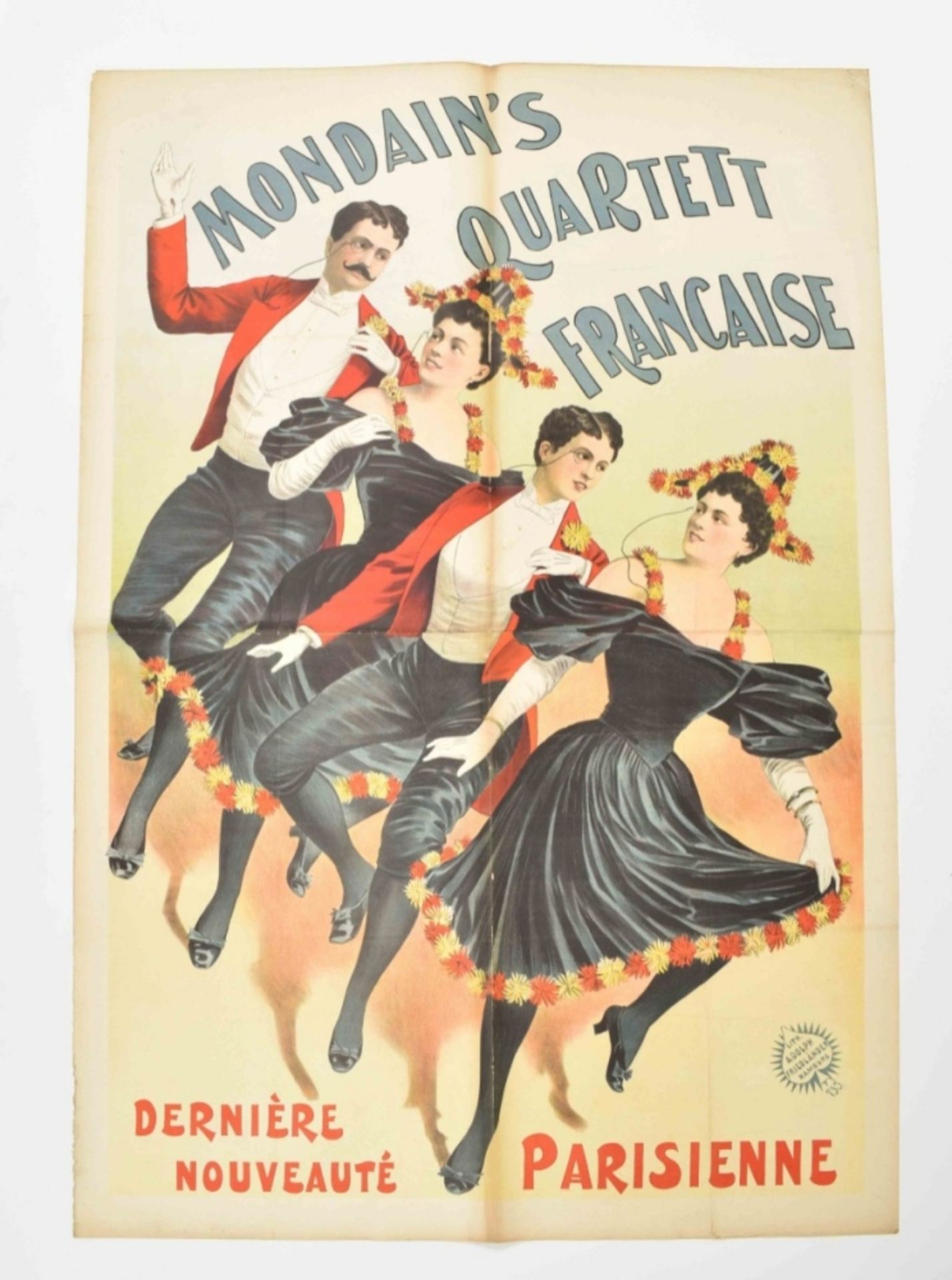 [Entertainment] Mondain's Quartette Francaise Dernière nouveauté Parisienne. Friedländer, 1888