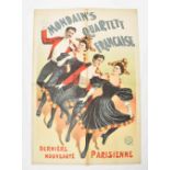 [Entertainment] Mondain's Quartette Francaise Dernière nouveauté Parisienne. Friedländer, 1888