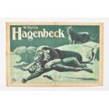 [Animal Dressage] [Lions] Wilhelm Hagenbeck Friedländer, Hamburg, 1919