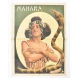 [Entertainment] [Snake-charming] Mahara Friedländer, Hamburg, 1908