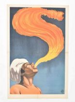 [Freakshow ] [Fire breathing] "Fire breather" Friedländer, Hamburg, 1920